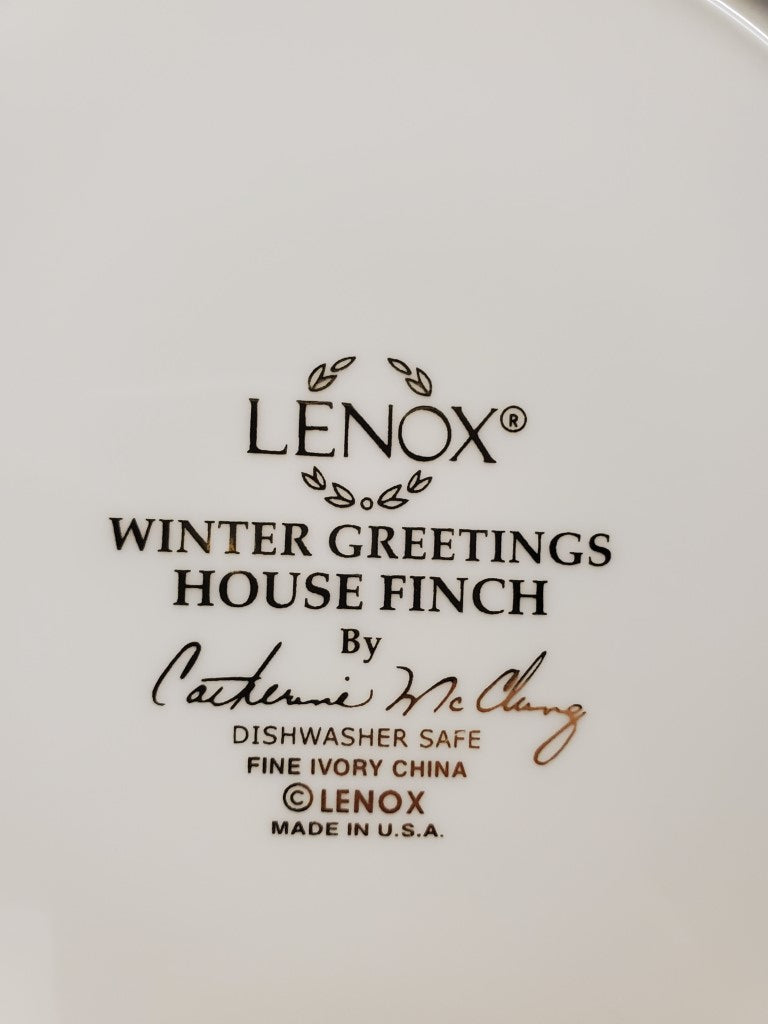 Lenox Winter Greetings Rim Soup Bowl