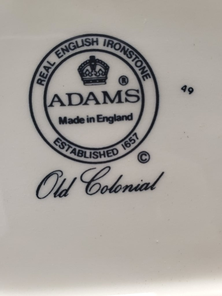 Adams Old Colonial Rectangle Serving Bowl