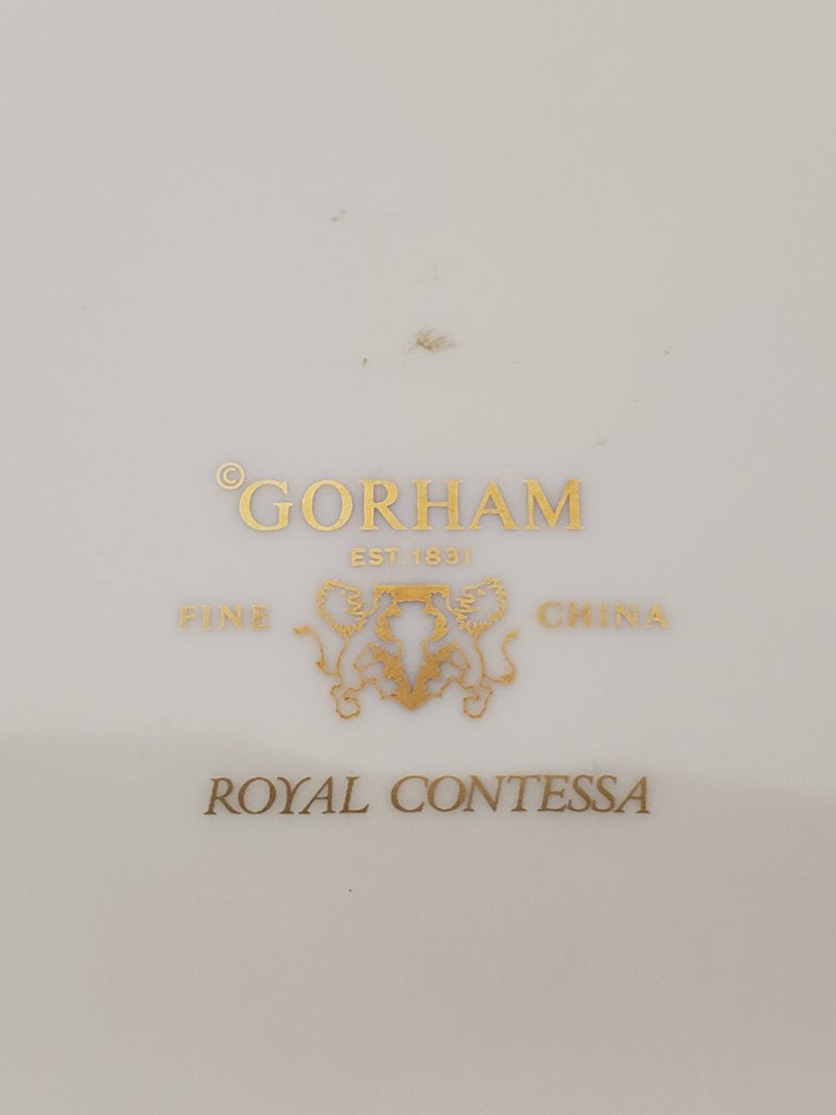 Gorham Royal Contessa Assorted Lot (Creamer, Sugar, 3 Cups and Saucers) LK