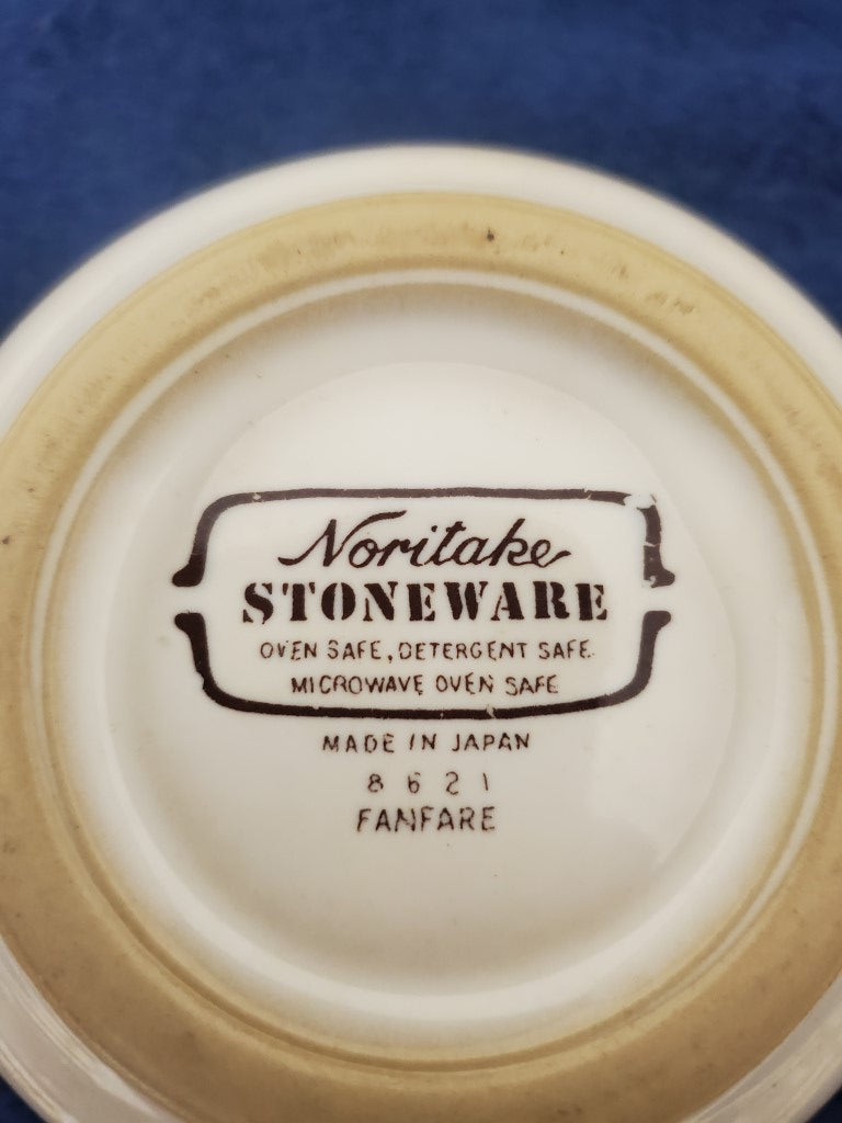 Noritake Fanfare 2 Creamers & 1 Open Sugar Bowl LK