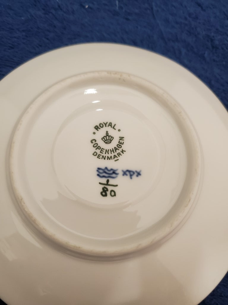 Royal Copenhagen Blue Fluted Plain Saucer (80)