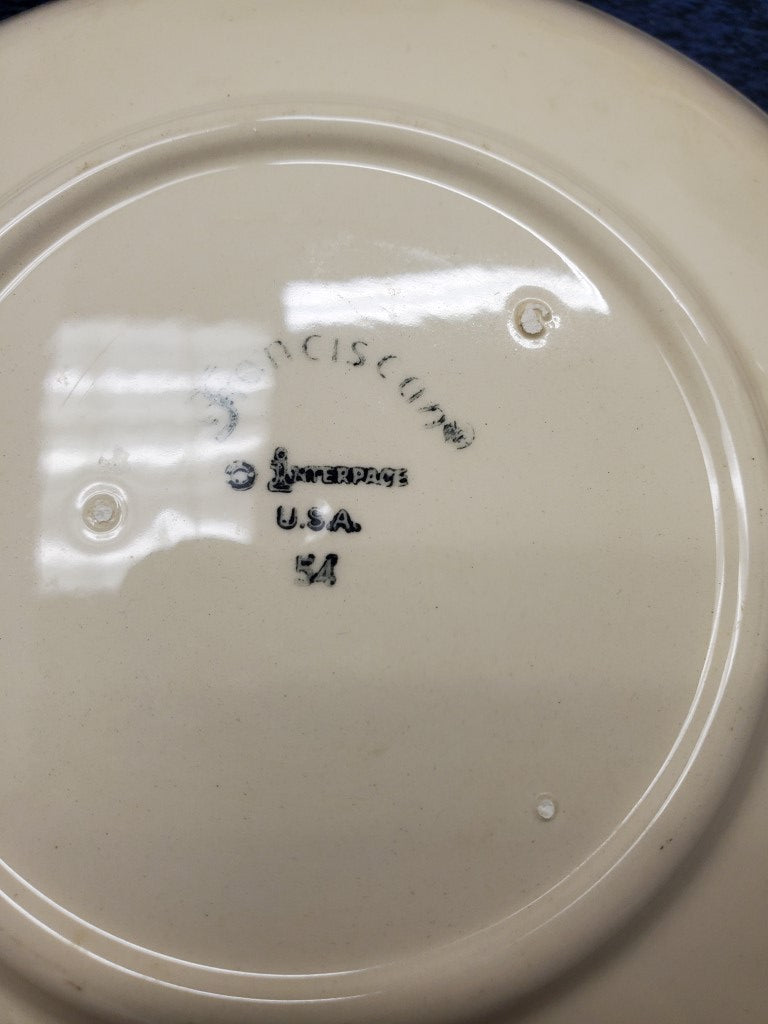 Set of 8 Franciscan (USA Backstamp) Apple Cup & Saucer s LK