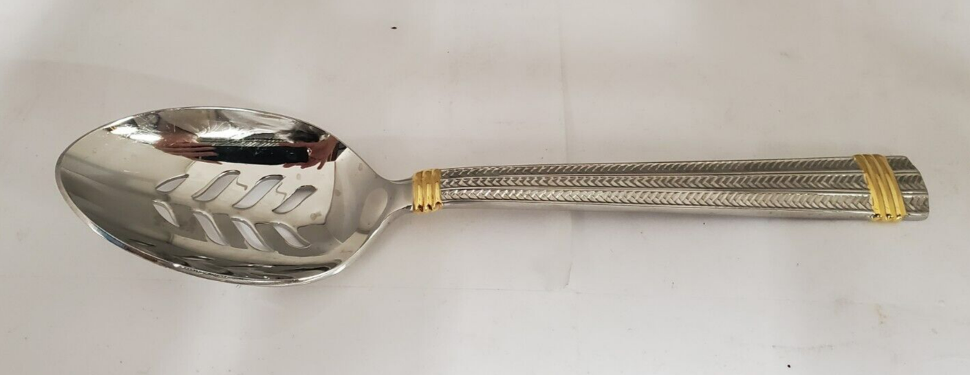 Ralph Lauren Golden Wainwright Pierced Serving Spoon