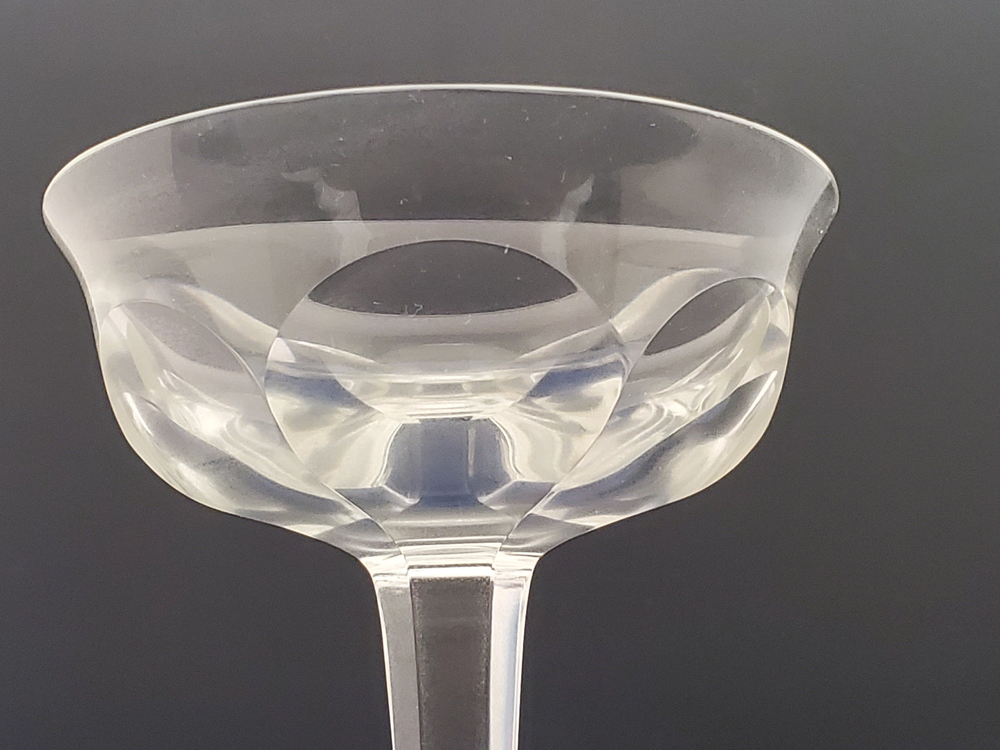 Set of 7 Moser Pope Champagne/Tall Sherberts