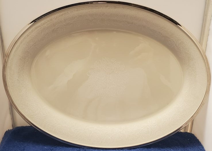 Lenox Moonspun 16" Oval Serving Platter LK