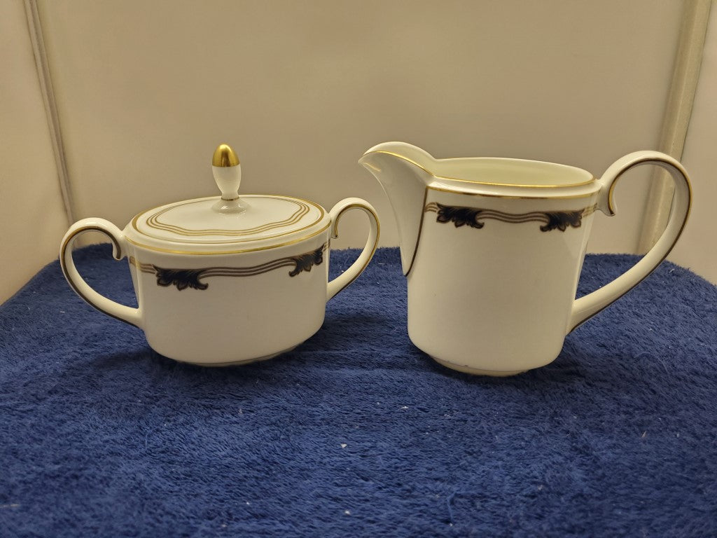 Coalport St. Malo Creamer & Sugar Bowl with Lid LK