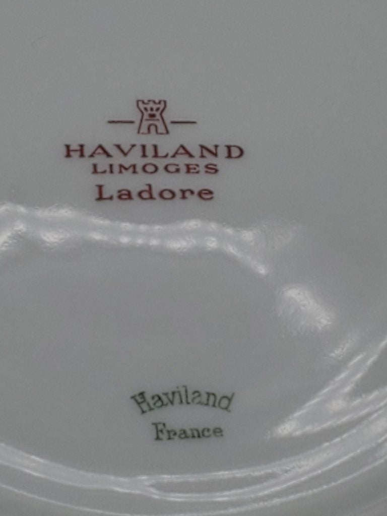 Set of 4 Haviland Ladore Cup & Saucer Sets LK