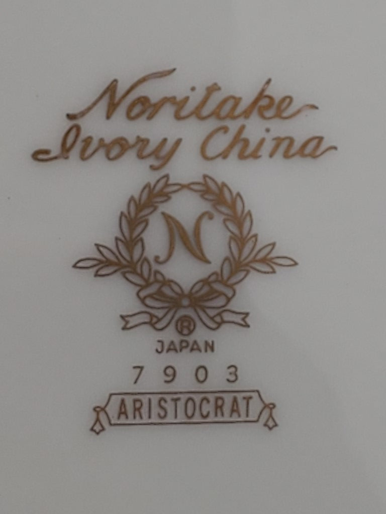 Set of 2 Noritake Aristocrat Rim Soup Bowls LK