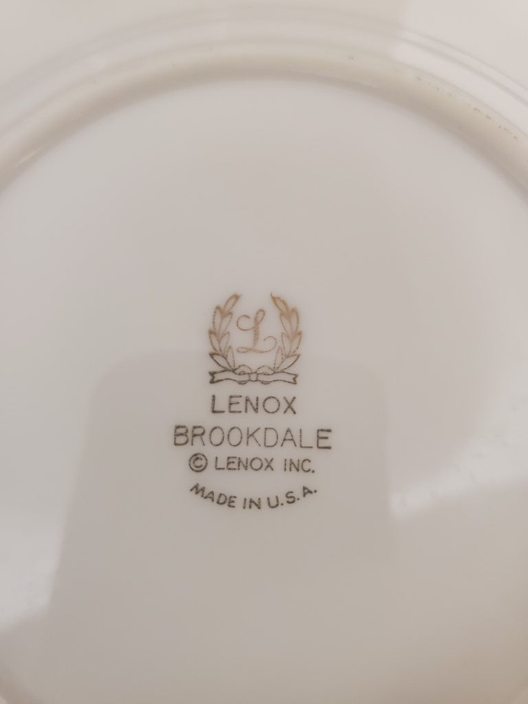 Set of 5 Lenox Brookdale Rim Soup Bowls