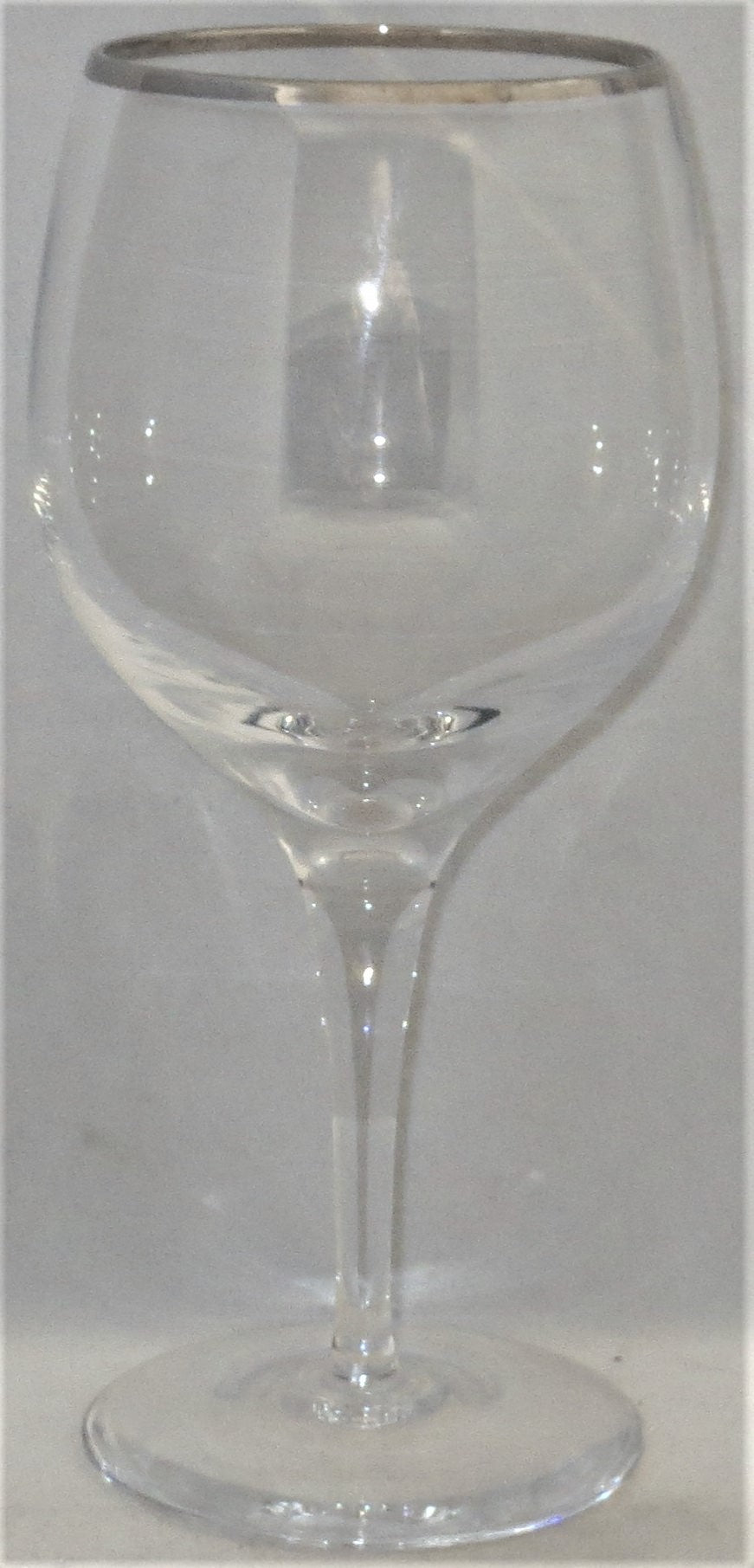 Set of 4 Lenox Weatherly (Platinum Trim) Water Goblets