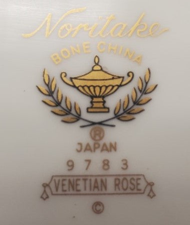 Noritake Venetian Rose Oval Vegetable Bowl LK