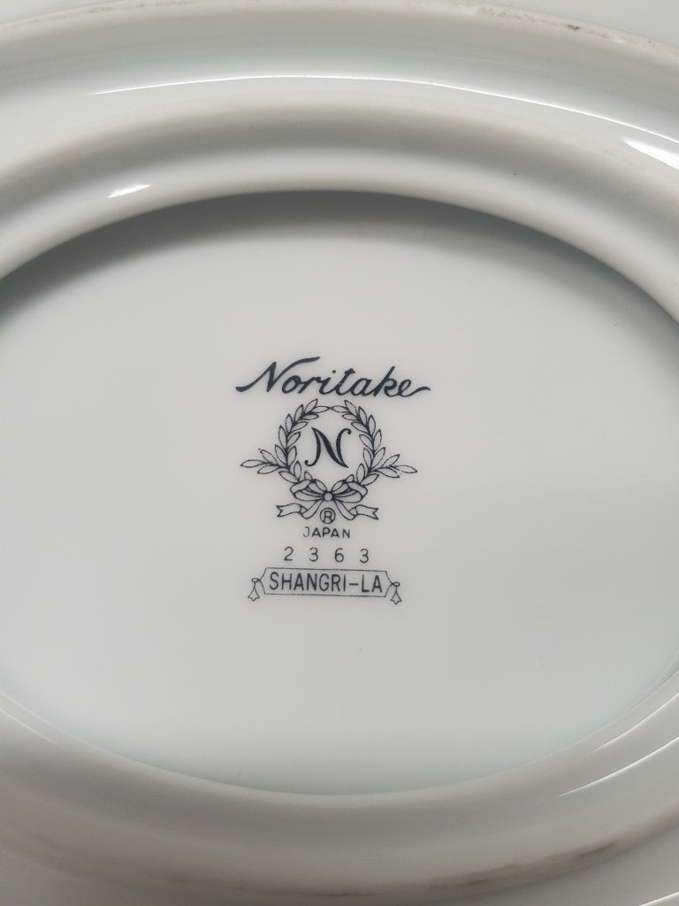 Noritake Shangri-La Gravy Boat with Attached Underplate LK
