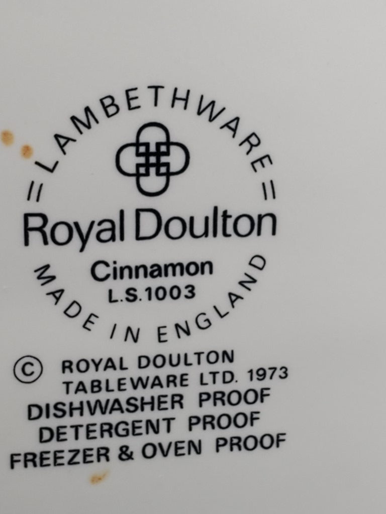 Royal Doulton Cinnamon 13" Oval Serving Platter LK