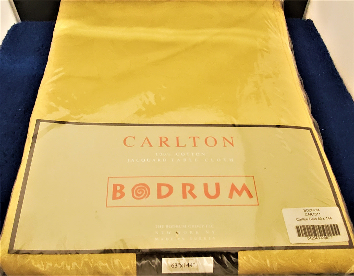 Bodrum Carlton Gold Tablecloth 63"x144"