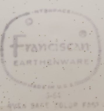 Franciscan Hacienda Gold DIvided Serving Bowl LK