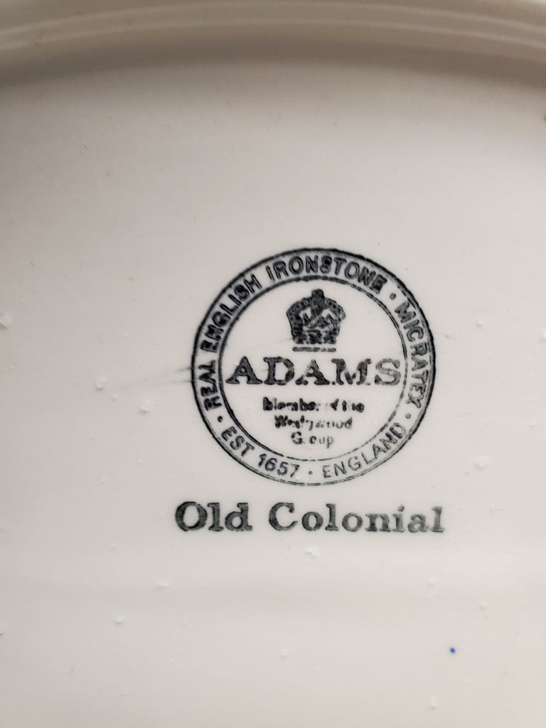 Adams Old Colonial 12" Oval Serving Platter LK