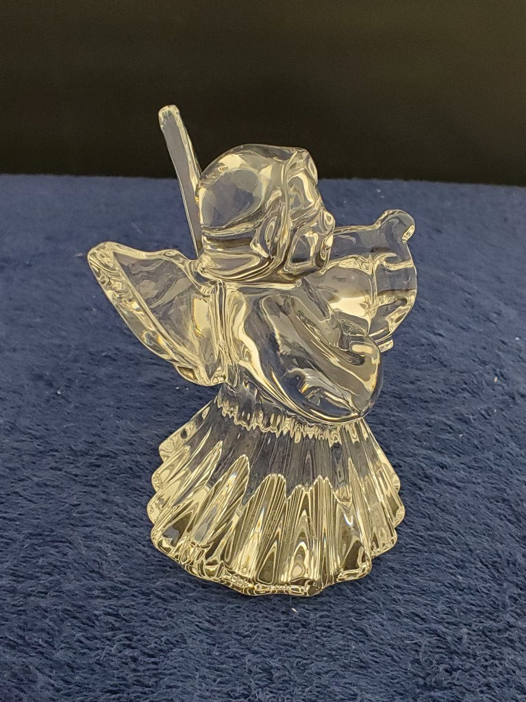 Baccarat Figurines Angel Playing Harp