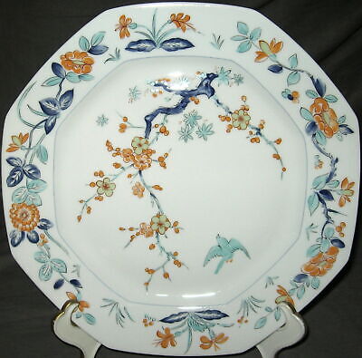 Set of 4 LeFarges Chant D Oiseaux Dinner Plates