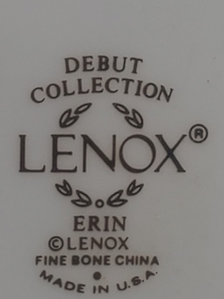 Set of 2 Lenox Erin Rim Soup Bowls LK