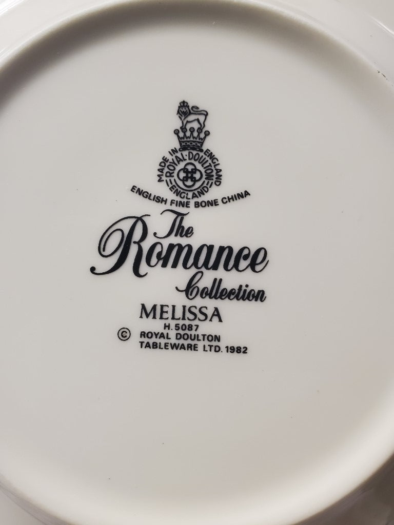 Set of 4 Royal Doulton Melissa Rim Soup Bowls LK