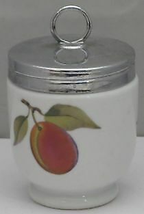 Royal Worcester Evesham Gold (Porcelain) King Size Egg Coddler & Lid