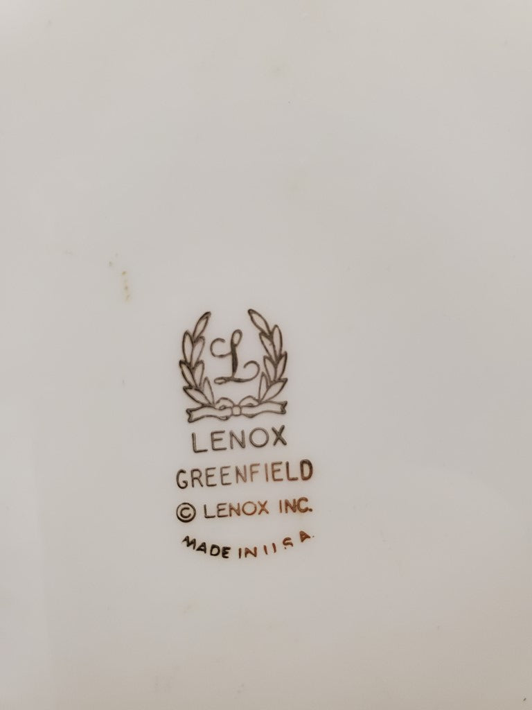 Set of 3 Lenox Greenfield Salad Plates LK