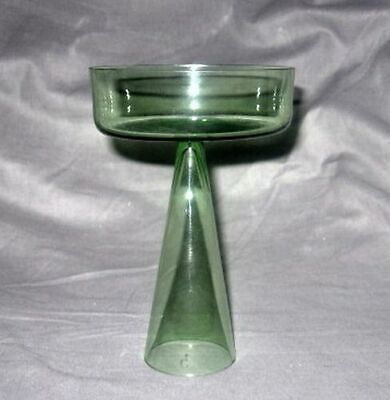 Set of 3 J.L. Coquet Pythagore Green Champagnes / Sherbets Saucers