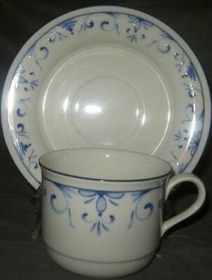 Set of 4 Lenox Country Blue Cup & Saucer Sets