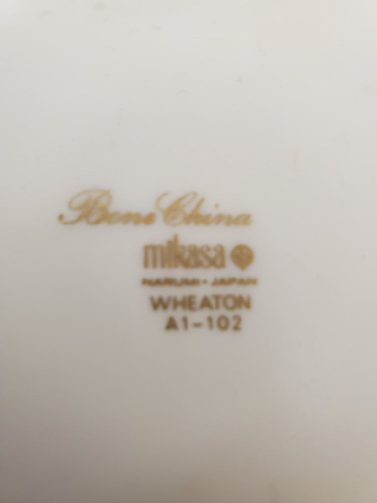 Set of 7 Mikasa Wheaton Salad Plates LK