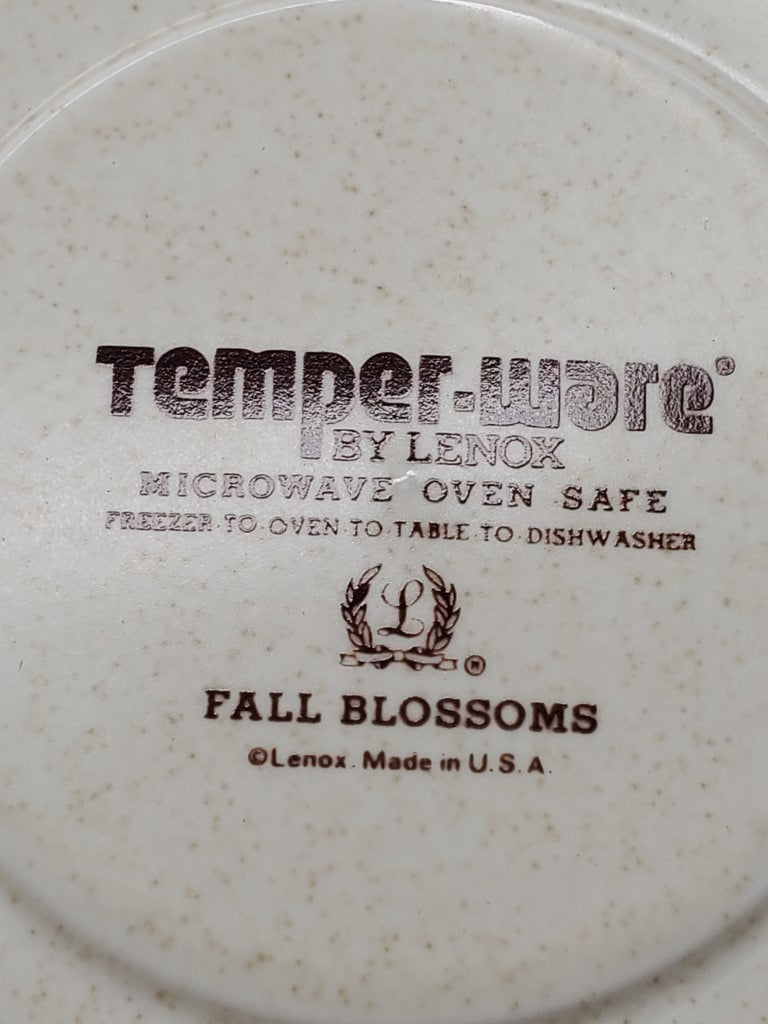 Set of 4 Lenox Fall Blossoms Cup & Saucer Sets LK