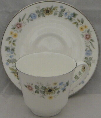 Set of 4 Royal Doulton Pastorale Cup & Saucer Sets