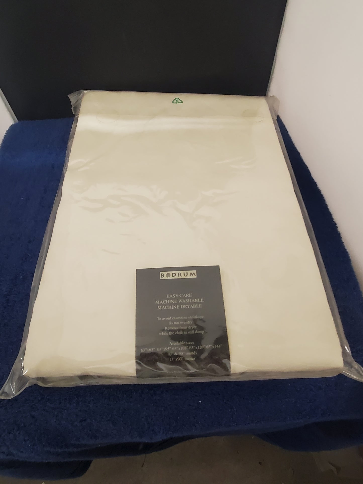 Bodrum Carlton Ivory Tablecloth 63"x144"