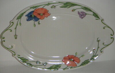 17" Villeroy & Boch Amapola Oval Serving Platter