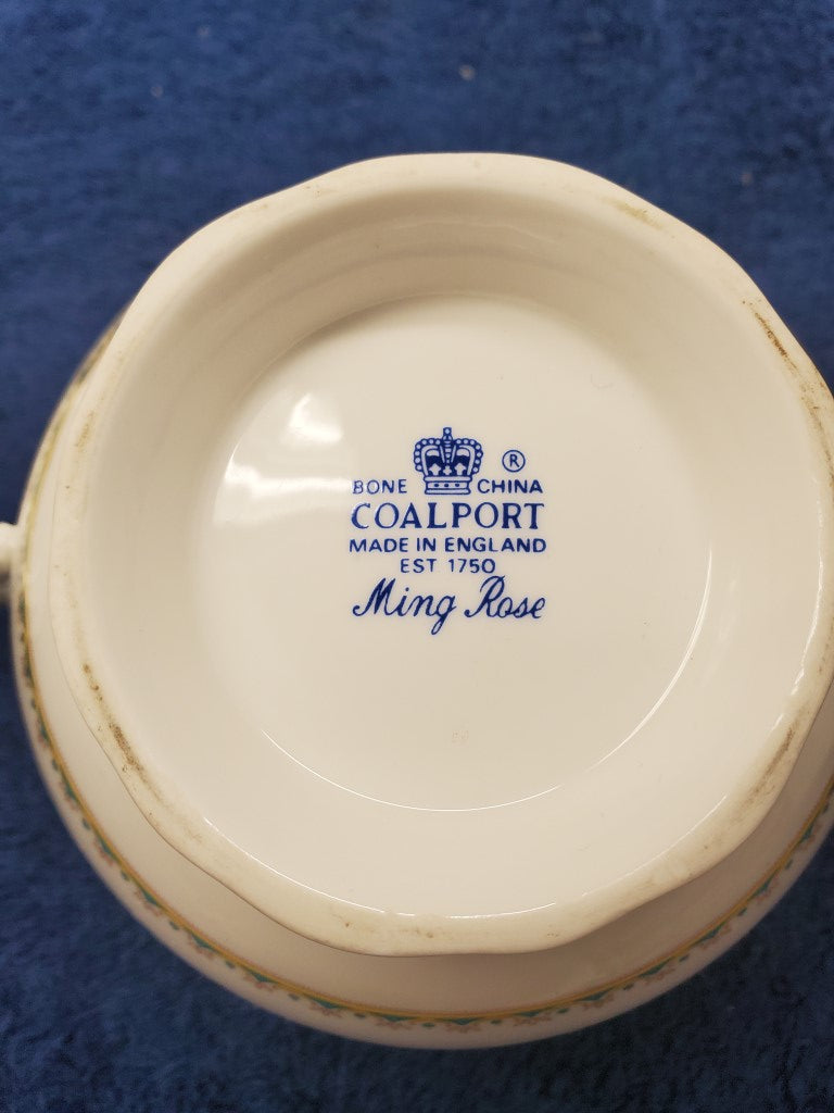Coalport Ming Rose Wide Creamer