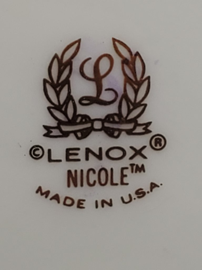 Set of 4 Lenox Nicole Salad Plates LK