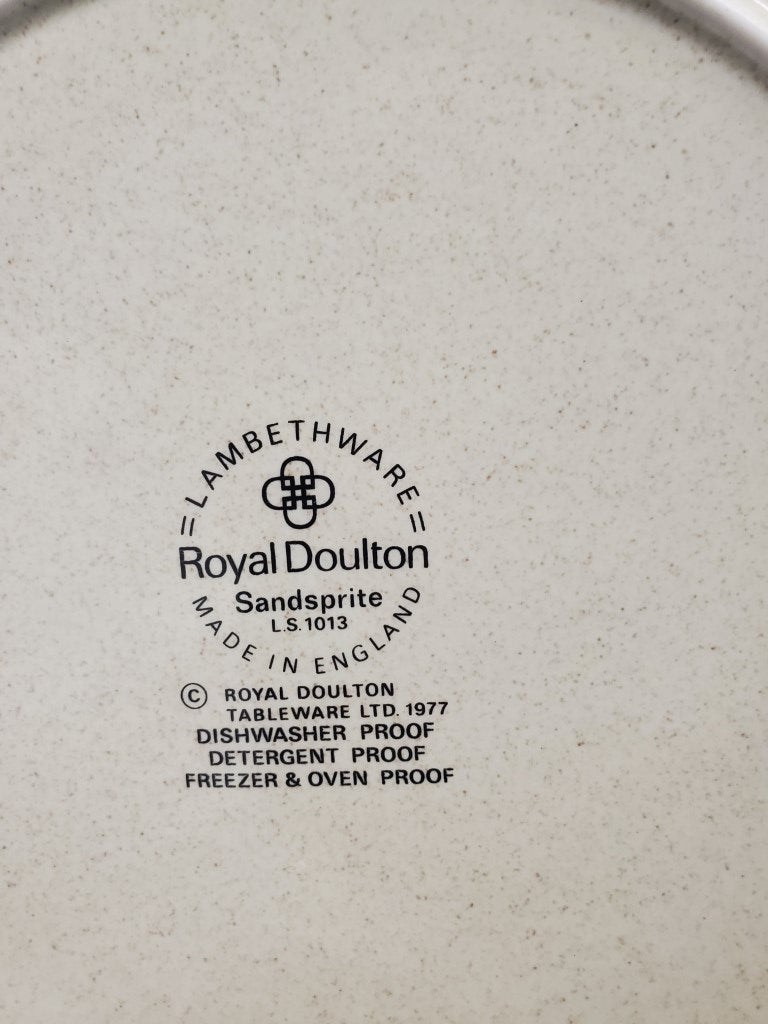 Set of 4 Royal Doulton Sandsprite Salad Plates