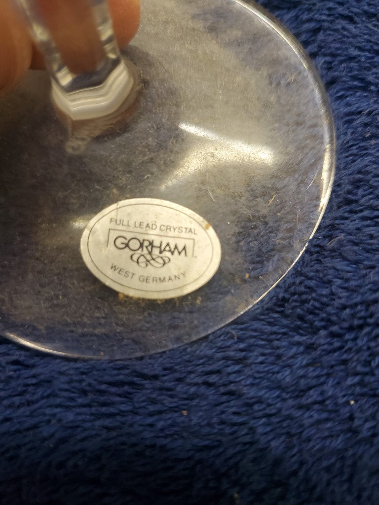 Gorham Crystal Glenwood 3 Piece Set LK