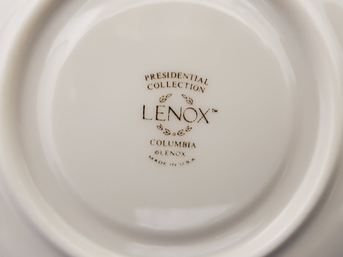 Set of 4 Lenox Columbia Cup & Saucer Sets