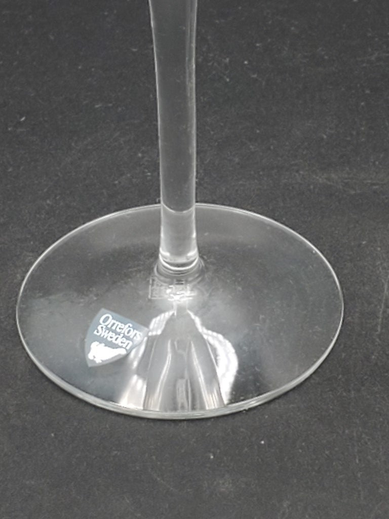 Set of 2 Orrefors Crescendo Water Goblets LK