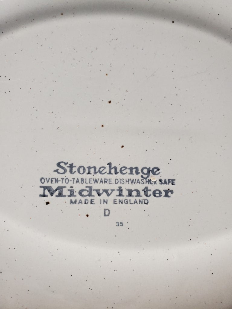Stonhenge Midwinter Sun Oval Serving Platter