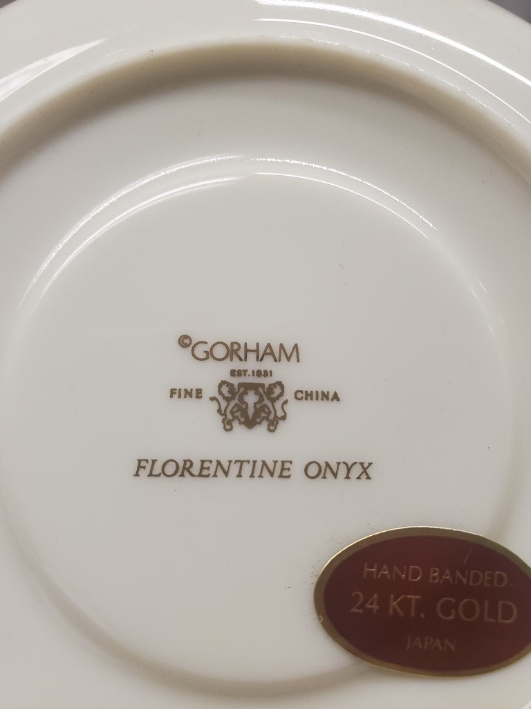 Gorham Florentine Onyx 5 Piece Place Setting LK