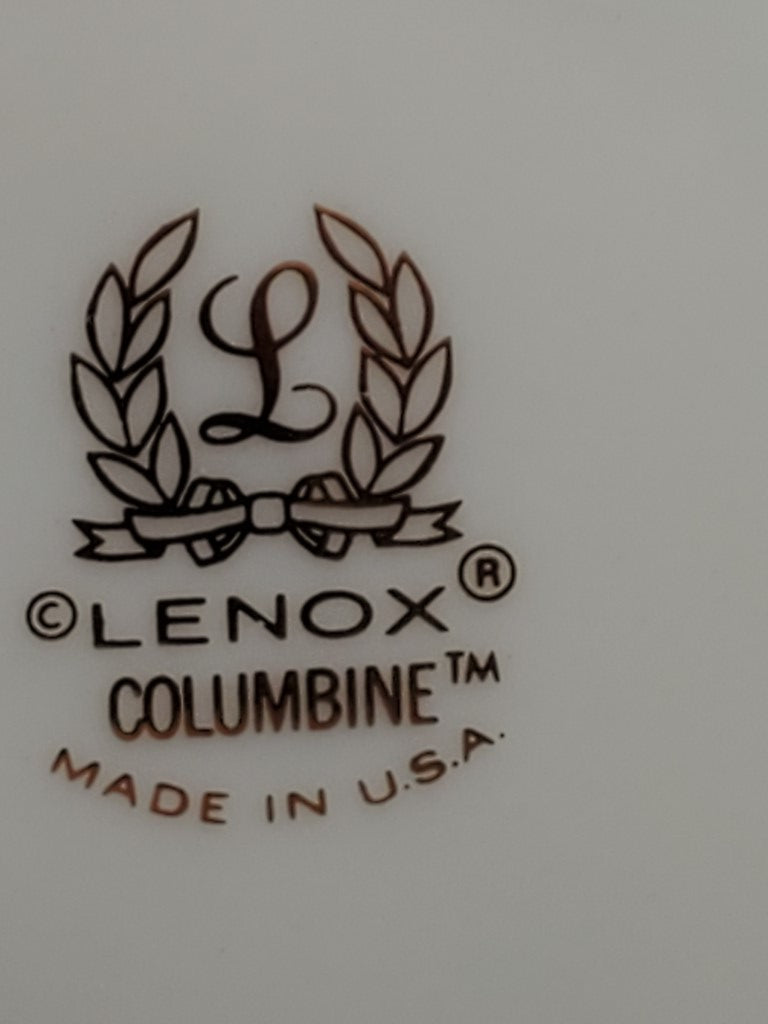 Set of 2 Lenox Columbine Salad Plates LK