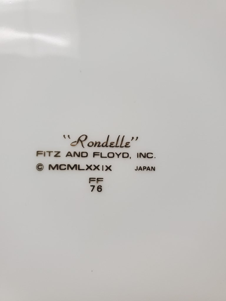 Fitz & Floyd Rondelle (Blue) Dinner Plate