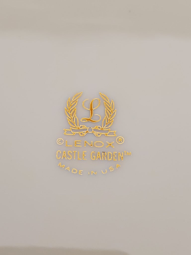 Set of 6 Lenox Castle Garden Bread and Butter Plates