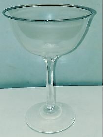 Set of 3 Lenox Maywood (Platinum Trim) Champagnes/Tall Sherbets