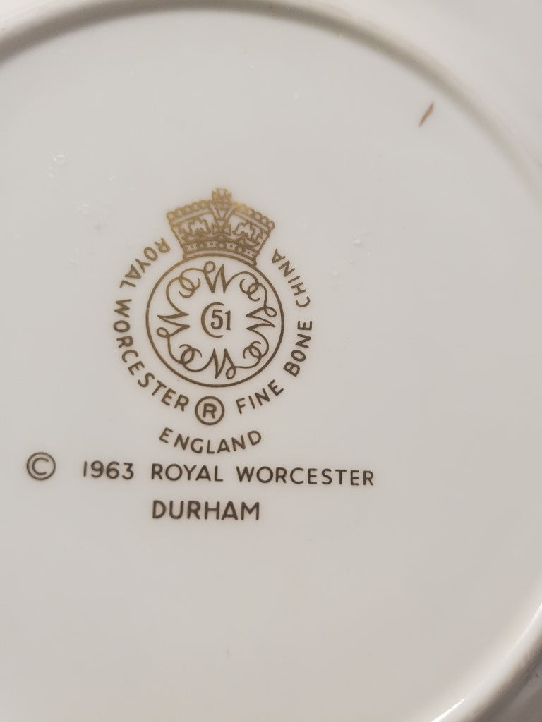 Set of 2 Royal Worcester Durham Bread & Butter Plates LK