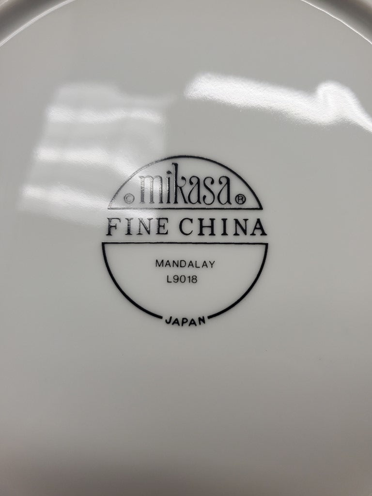 Set of 6 Mikasa Mandalay Dinner Plates LK