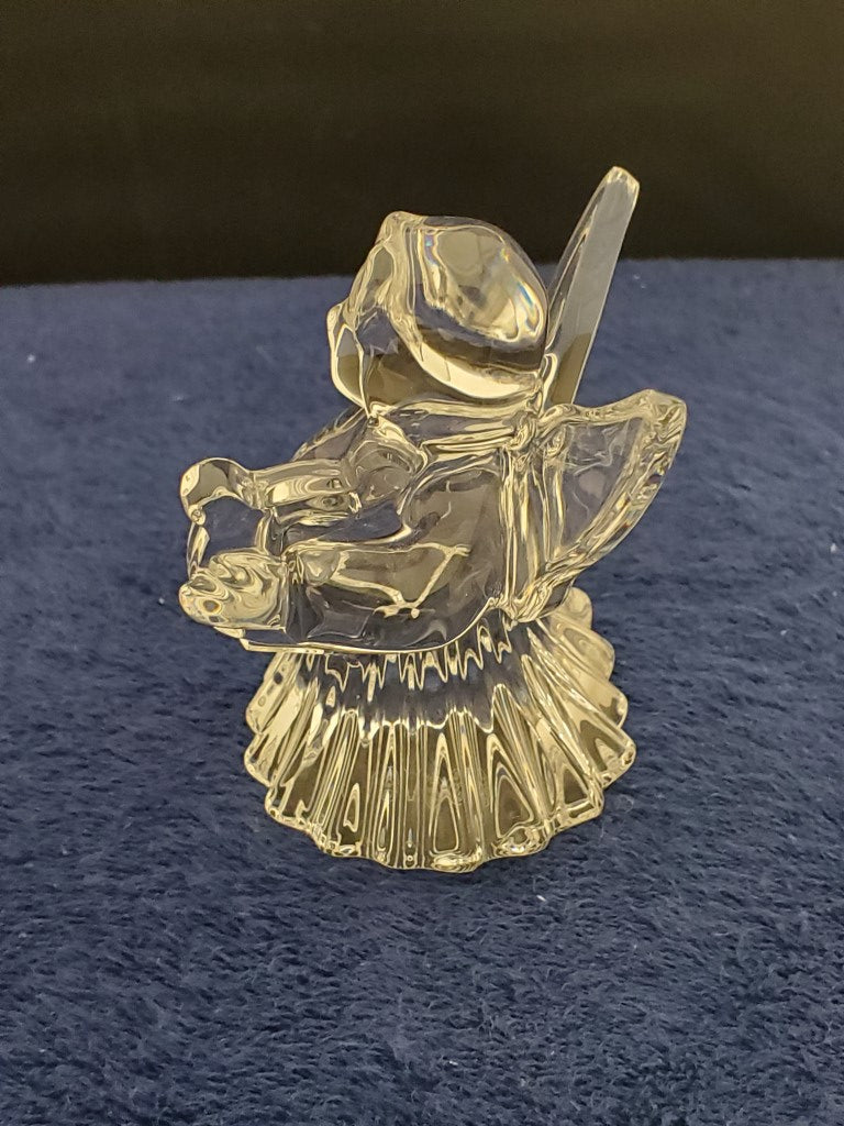 Baccarat Figurines Angel Playing Harp