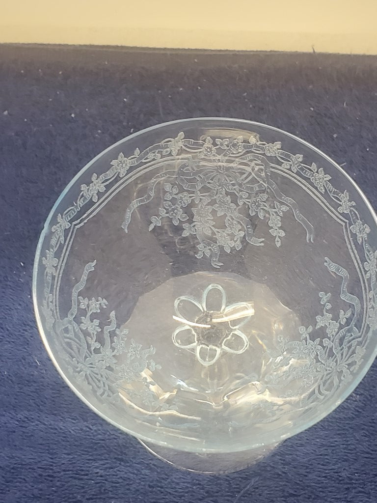 Set of 3 Fostoria June Blue (Azure) Low Sherbets SASE102225