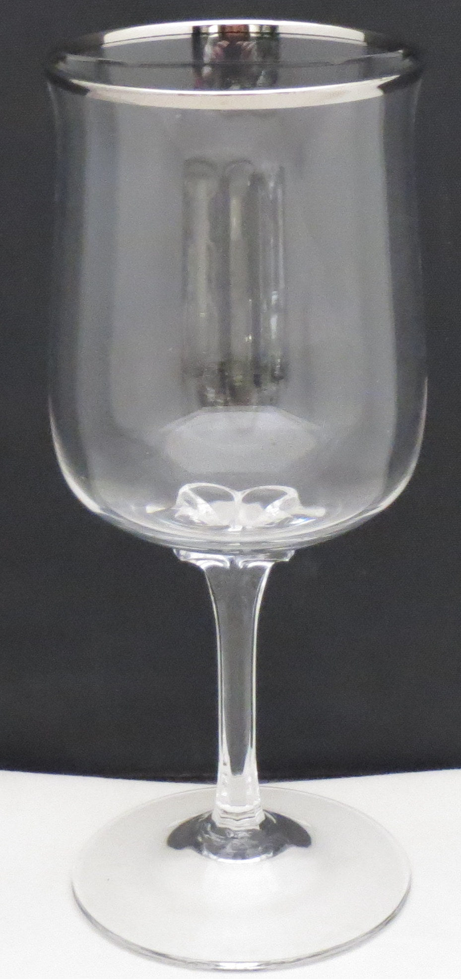 Set of 3 Lenox Desire (Platinum Trim) Water Goblets